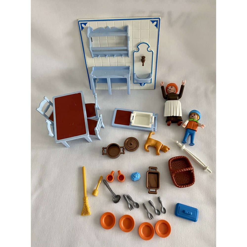 Playmobil 5322 Victorian Mansion Kitchen Vintage from 1989 *incomplete* #2